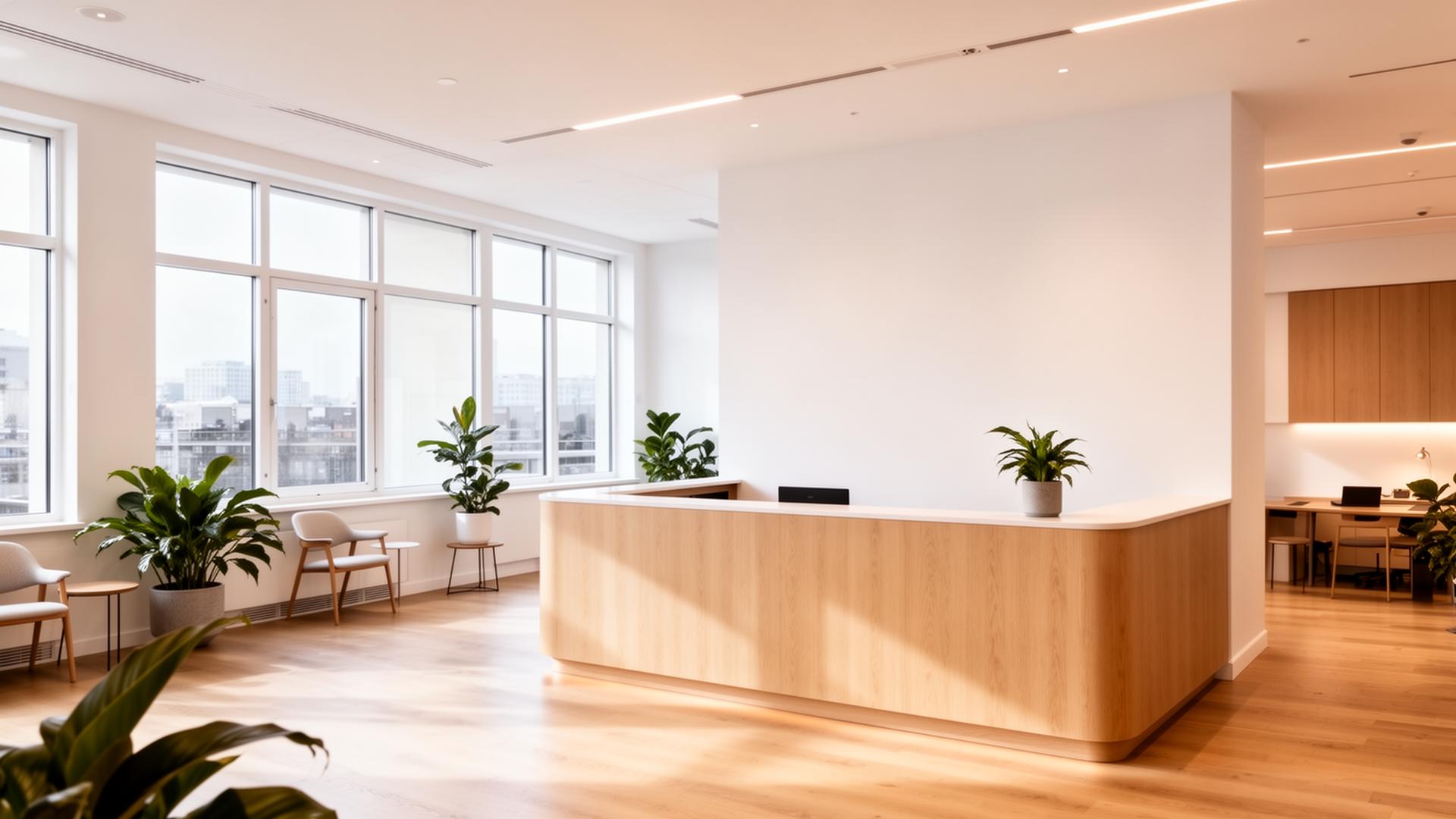 Techsofts kontor — bright Scandinavian engineering office